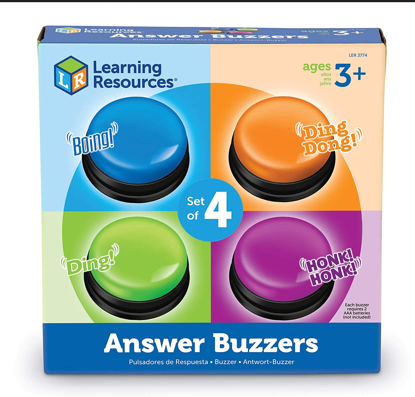 Learning Resources - Answer Buzzers - set of 4