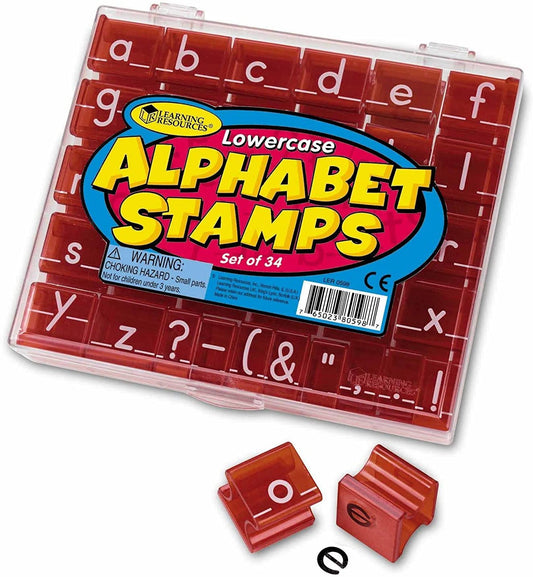 Learning Resources Lowercase Alphabet and Punctuation Stamps