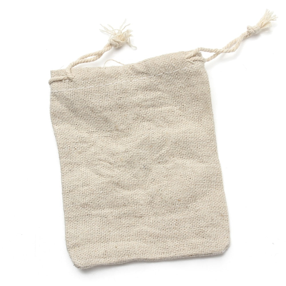 Draw string Cotton Linen Mystery/Cloth Pouch Bag