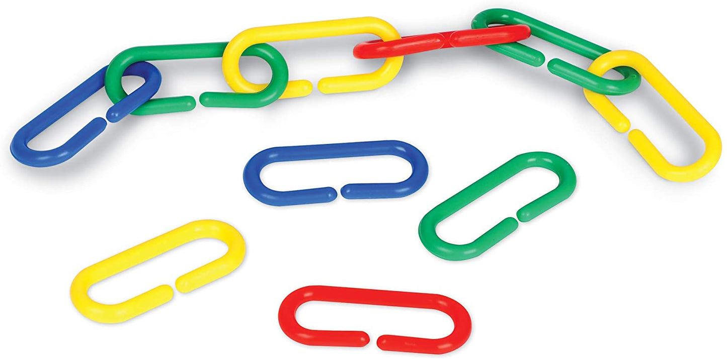 Manipulative - Plastic C clip Hook Link  and Learn links  Clips x 100 pcs - Parrot Bird Toy Cage