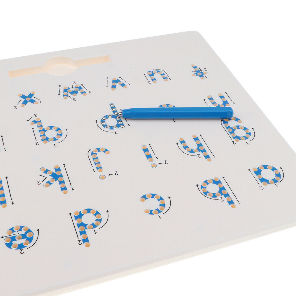 Magnetic lowercase Alphabet Letters Tablet/Board With Stylus Pen