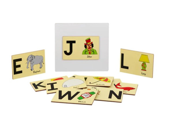 Magnetic Capital Alphabet and Pictures- Wooden