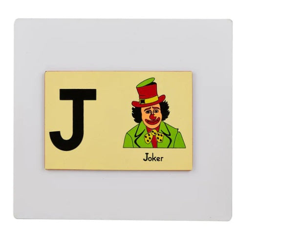 Magnetic Capital Alphabet and Pictures- Wooden