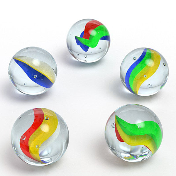 Clearance - Glass Marbles- Pack of 50/70 pcs