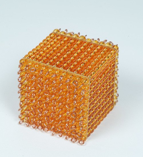 Golden Translucent 1000 Cube - RightToLearn.com.sg
