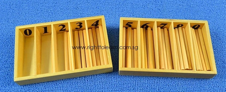 Miniature Wooden Spindle Box - RightToLearn.com.sg
 - 1