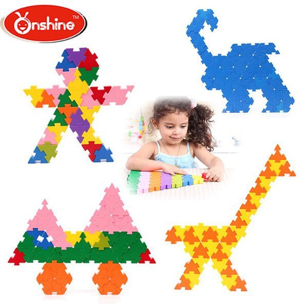 Onshine Manipulative - Triangle Tessellation - Building Blocks - RightToLearn.com.sg
 - 2