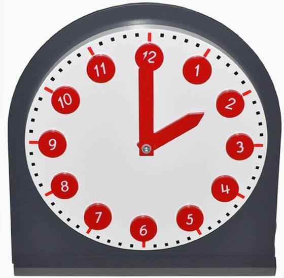 Wooden Clock with Movable Hands & Numbers - RightToLearn.com.sg
 - 2