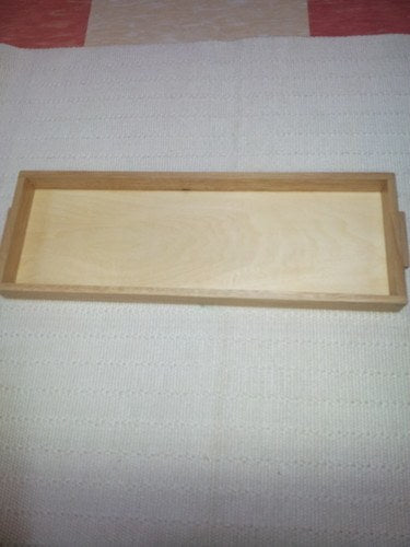 Wooden Tray - Rectangular - RightToLearn.com.sg
