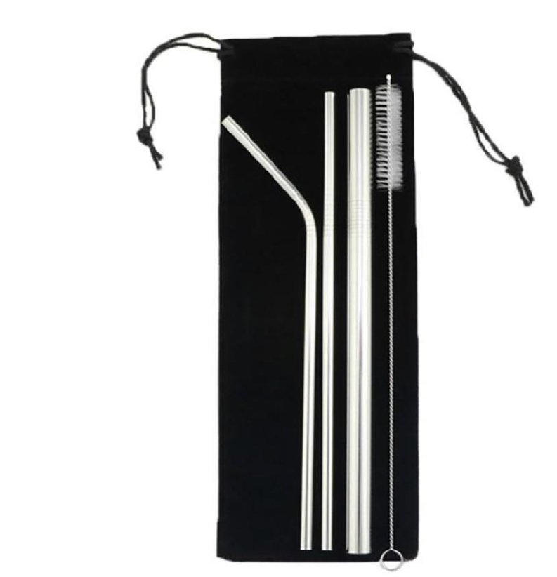 Reusable Stainless Steel Metal Drinking Straw