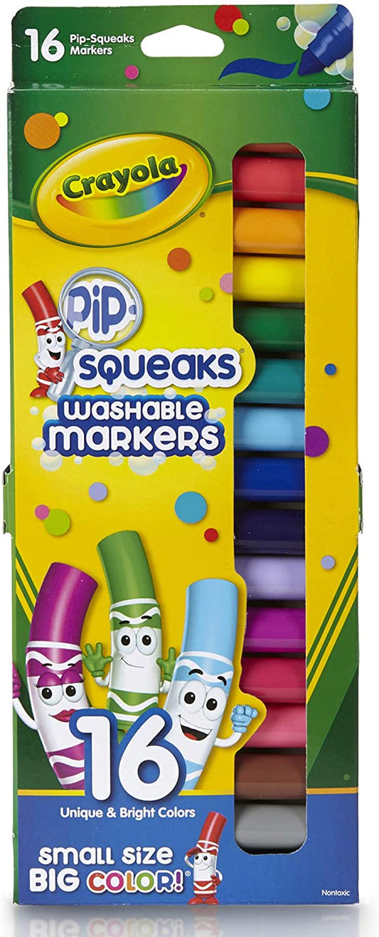 Crayola - Pip-Squeaks Mini Washable Markers 16 pcs