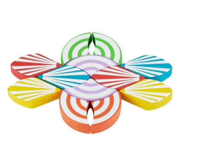 Colour/Color Petals Patterns Wooden Game