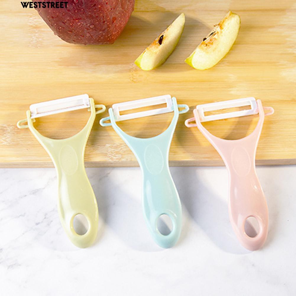 Practical Life - Kids Children Safe ceramic peeler for potato carrot apple