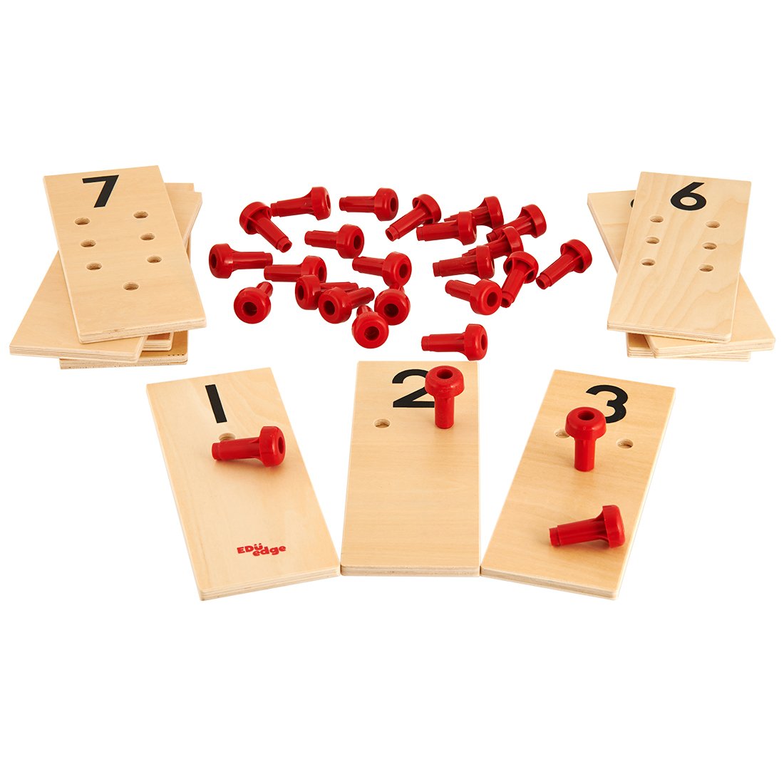 Numerical Peg Board - Peg Number Board