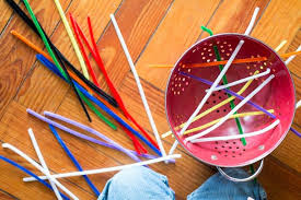 Practical Life Activity - Colorful  Pipe Cleaners Fun