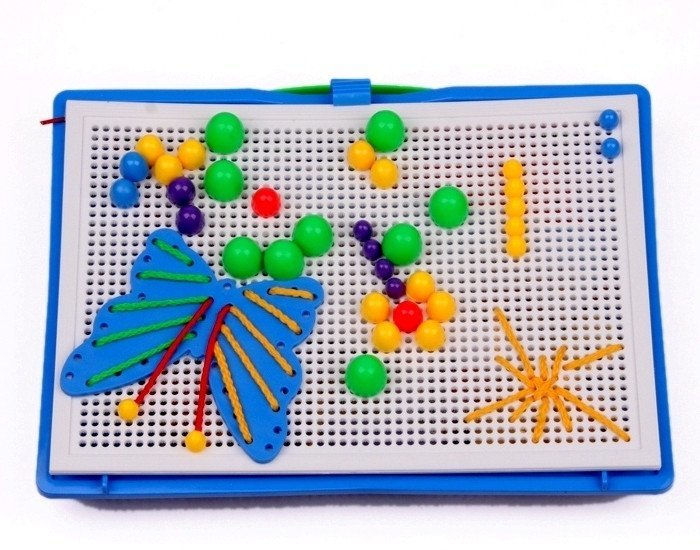 Peg Board with Pegs &  Lacing Set - RightToLearn.com.sg
 - 3