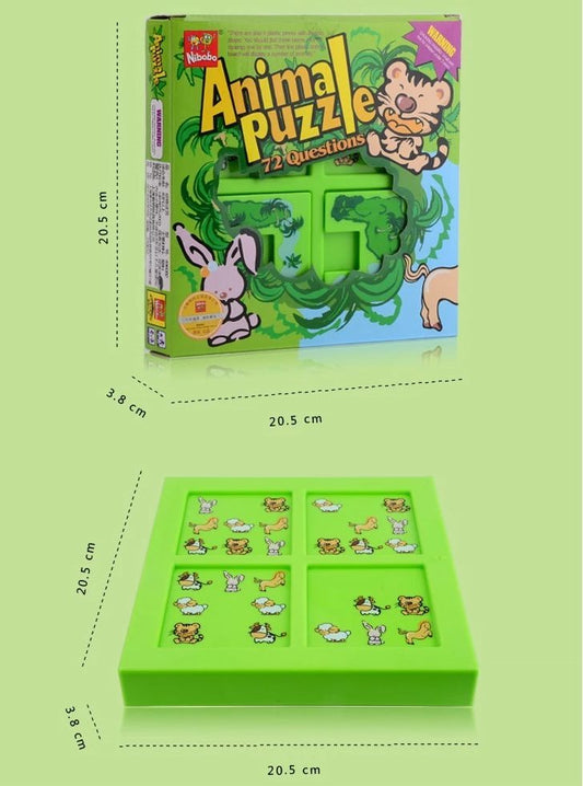 IQ Game - Animal Puzzle - RightToLearn.com.sg
 - 1