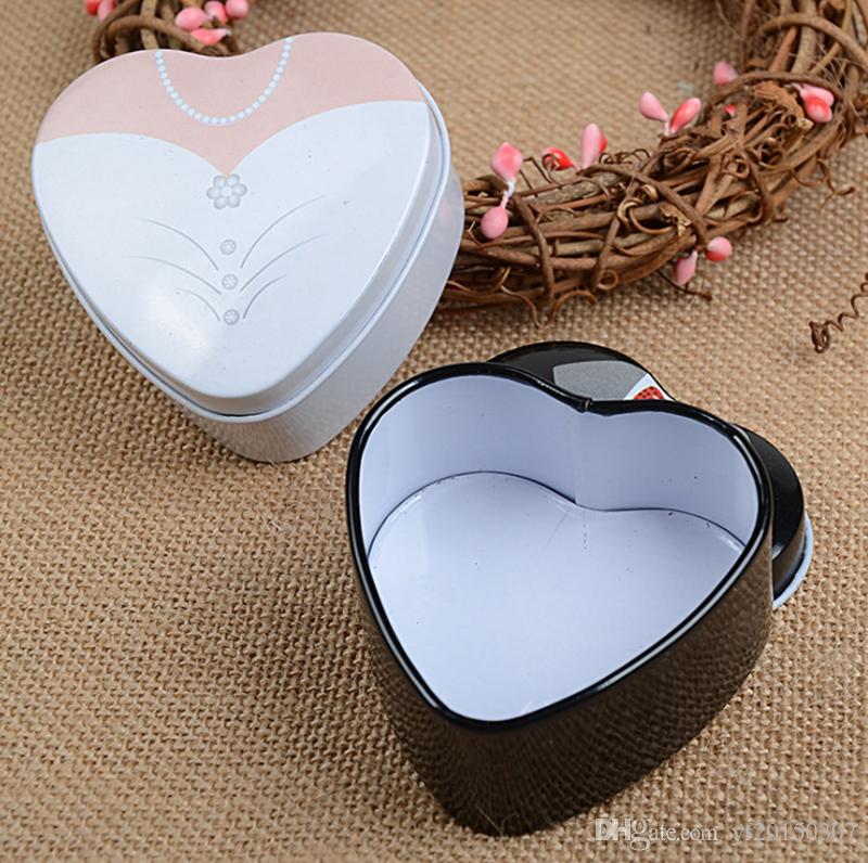 Cute Heart Shaped Tin Boxes