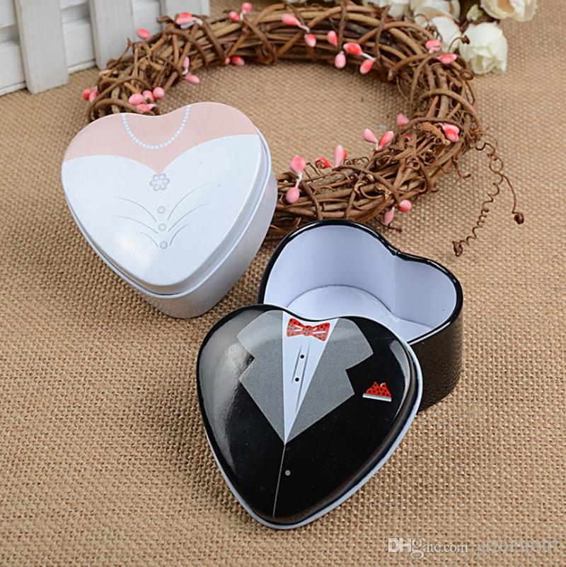 Cute Heart Shaped Tin Boxes