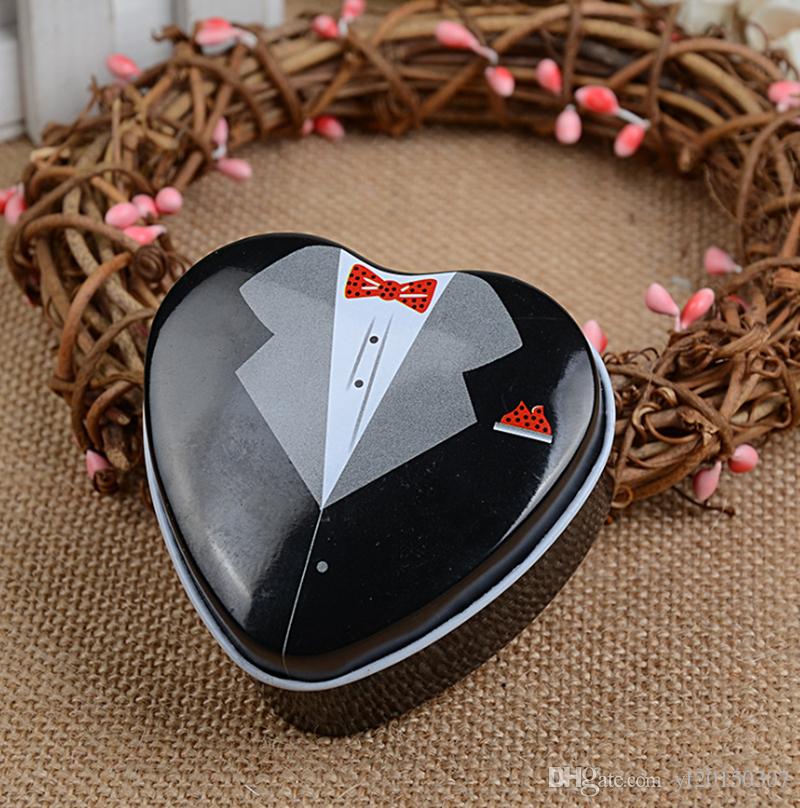 Cute Heart Shaped Tin Boxes