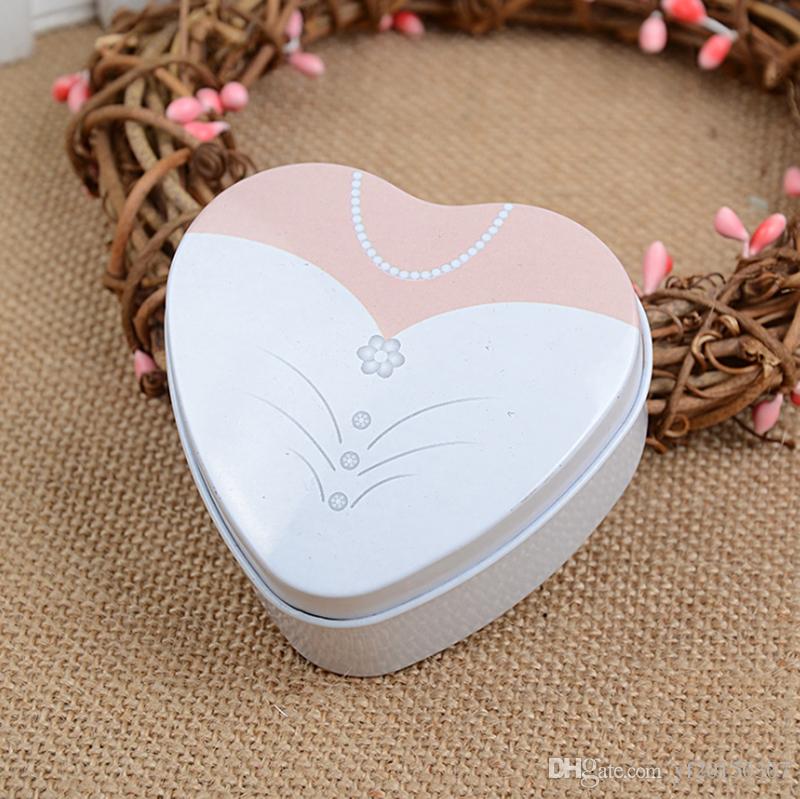 Cute Heart Shaped Tin Boxes