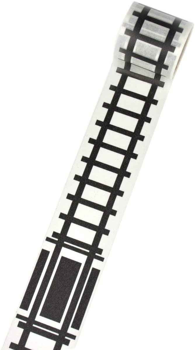 DIY -  Railway /Highway Track Tape Sticker- Pretend play