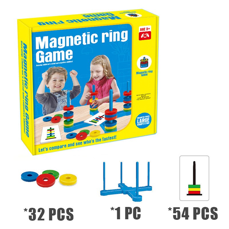 Magnetic Match Ring Game  - Brain teaser IQ Game