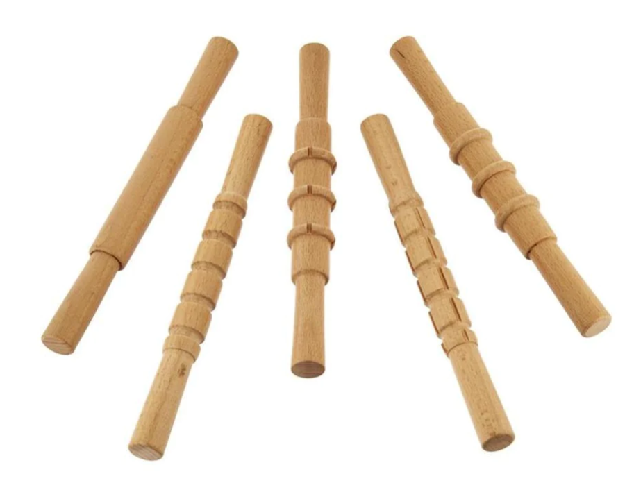 Practical Life - Art & Craft Different Designs of Rolling Pin for Playdoh activity