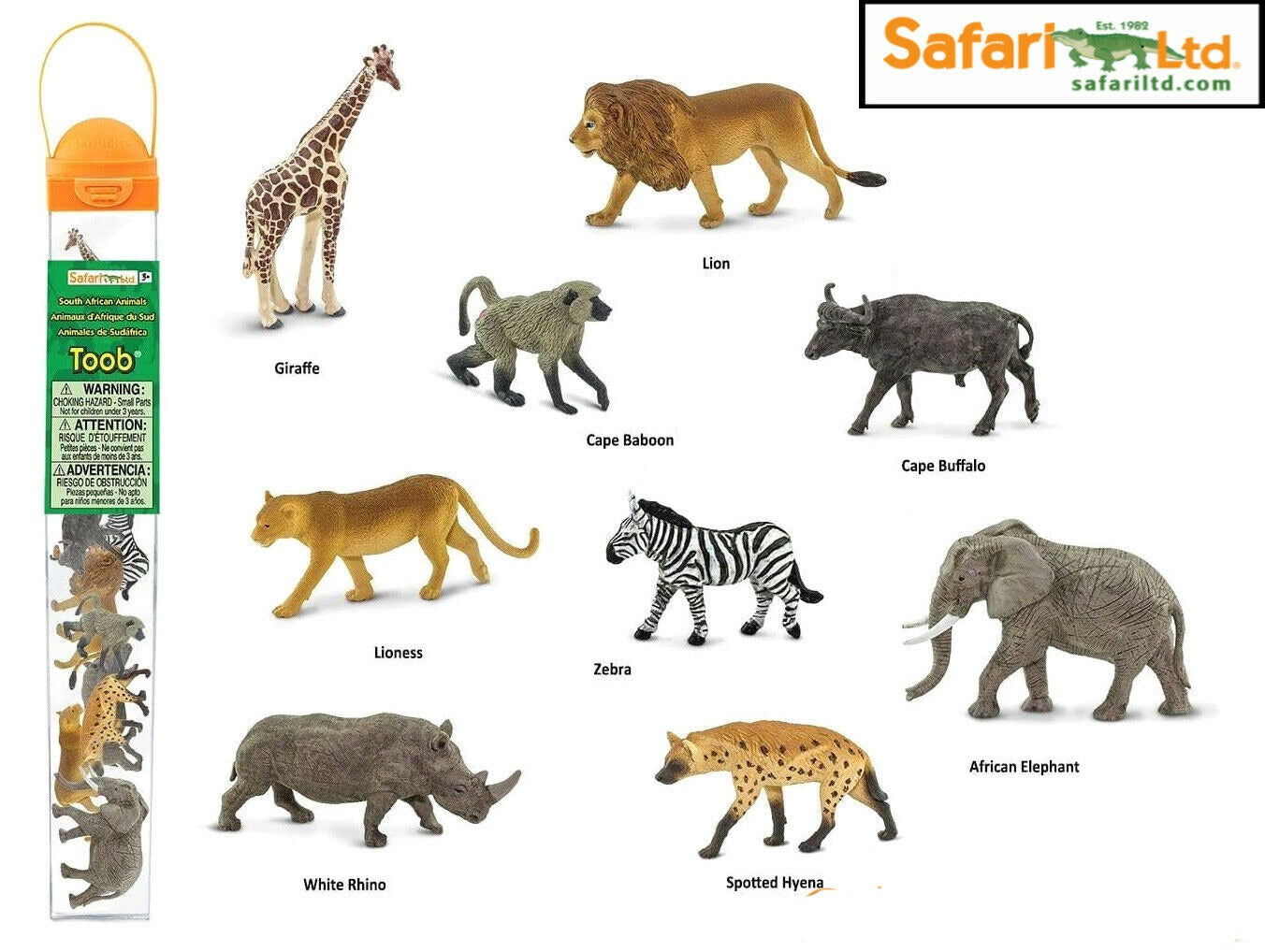 Safari Ltd - Toob - South African Animals   - Miniature model- pretend play