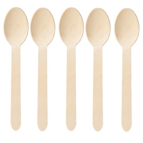 24 pcs - Wood Disposable Eco- Friendly Spoon - Art & Craft