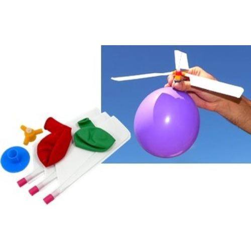 Balloon Powered Helicopter with Propellers