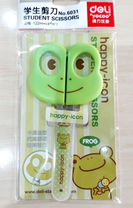 Art & Craft - Frog Design Child Friendly - Scissors