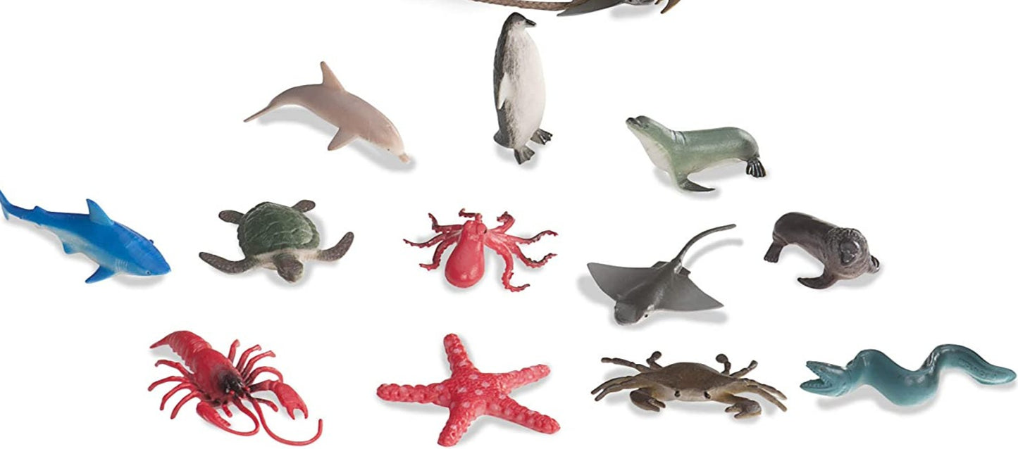 Battat Terra Sea Animals / Creatures  plastic  models - sensory bins