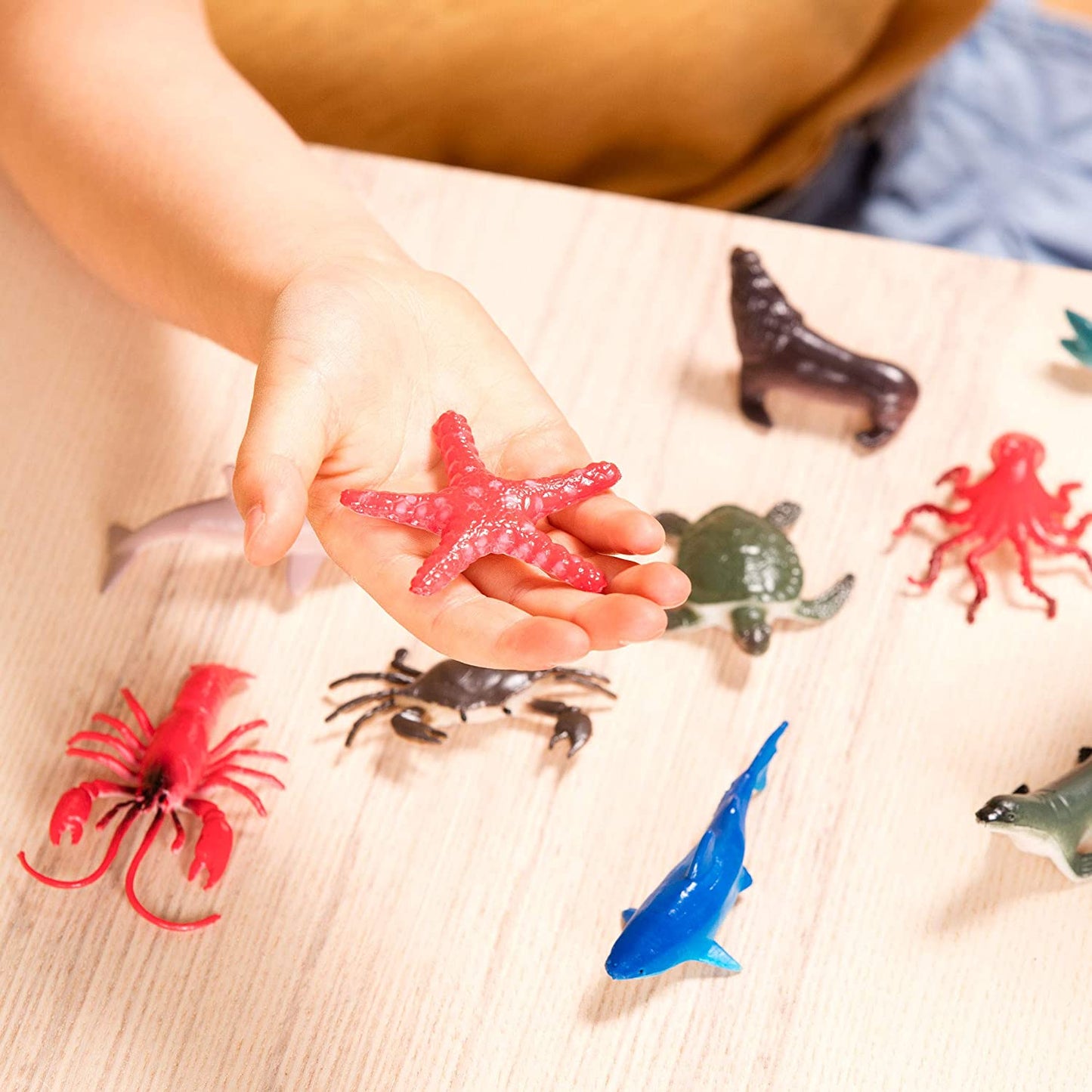 Battat Terra Sea Animals / Creatures  plastic  models - sensory bins