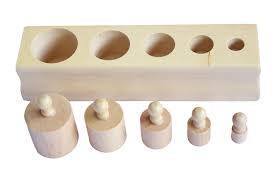 Mini Montessori Knobbed Cylinders Blocks - RightToLearn.com.sg
 - 2