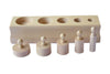 Mini Montessori Knobbed Cylinders Blocks - RightToLearn.com.sg
 - 5