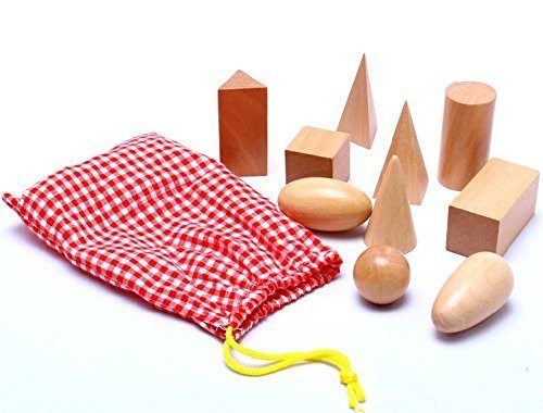 Mystery bag - 10 pcs miniature geometric solids - RightToLearn.com.sg
 - 1