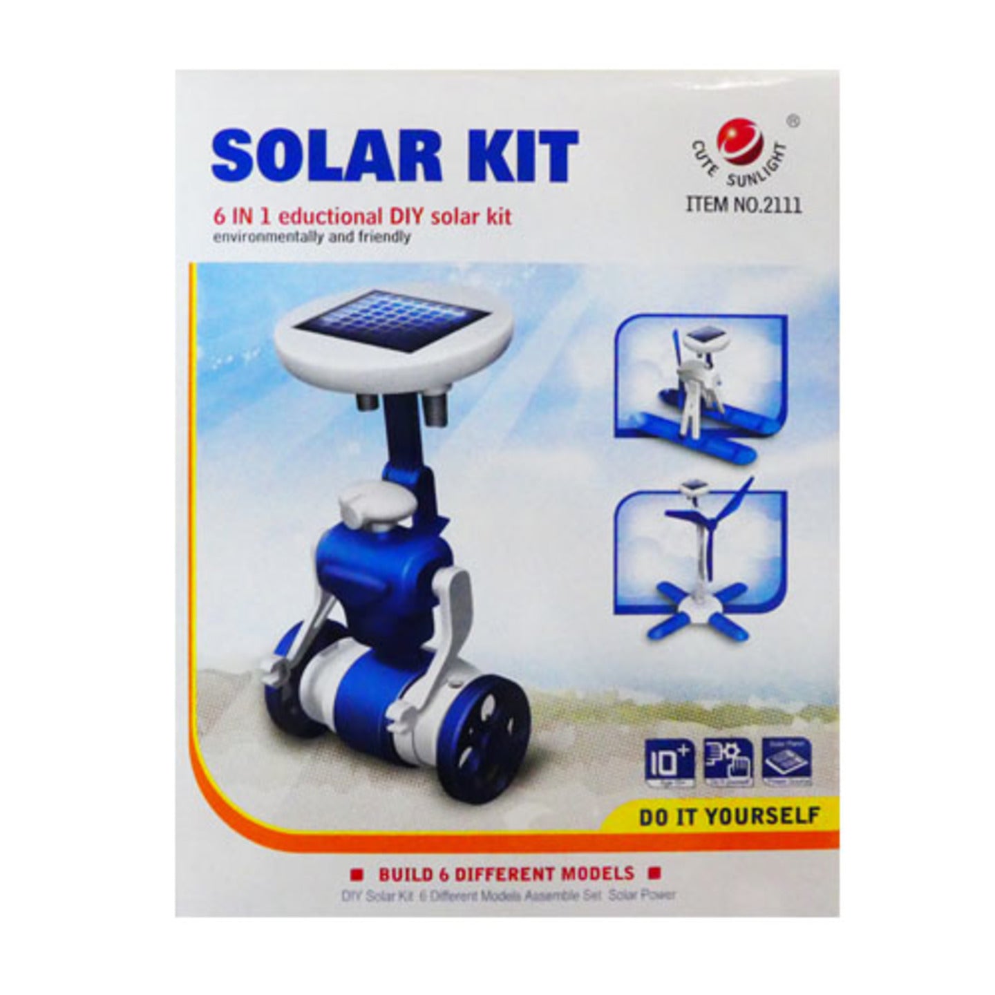 6 in 1 Educational Solar Robot Kit - STEM