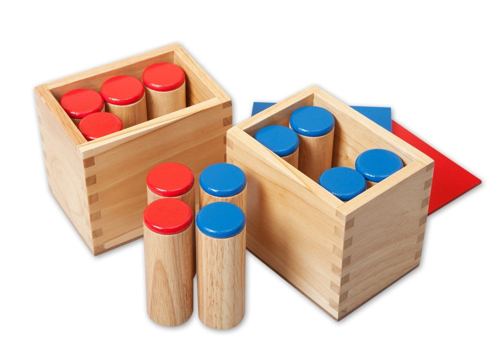 Montessori Sound cylinders with lids