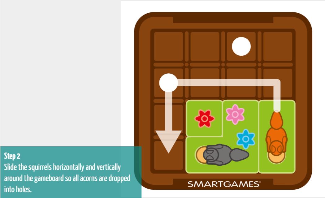 SmartGames - Squirrel Go Nuts  -  IQ Logic Puzzle Smart Games