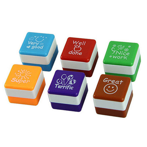 Teachers Stamper Self Inking Praise Reward Stamps