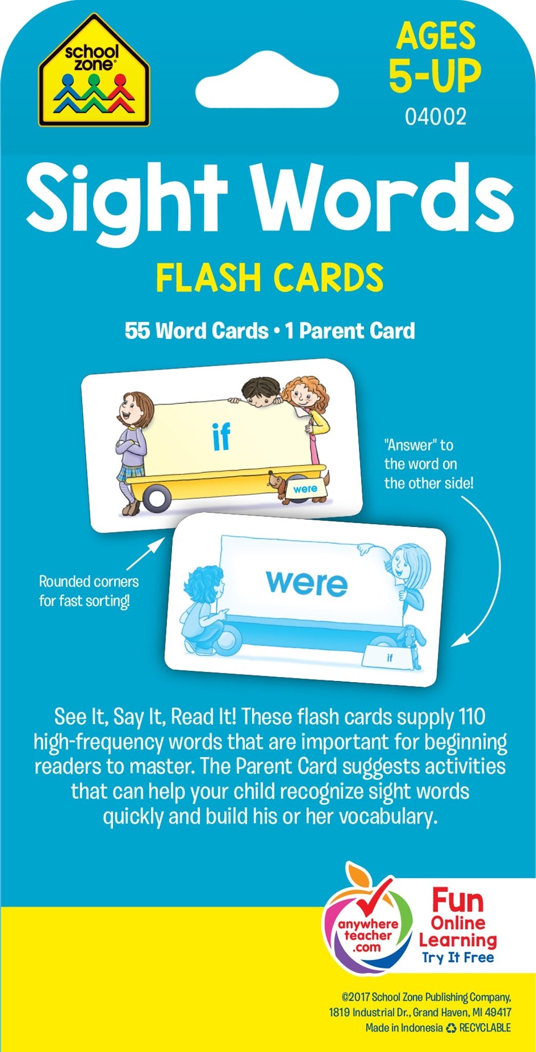 School Zone - Sight Words Flashcards