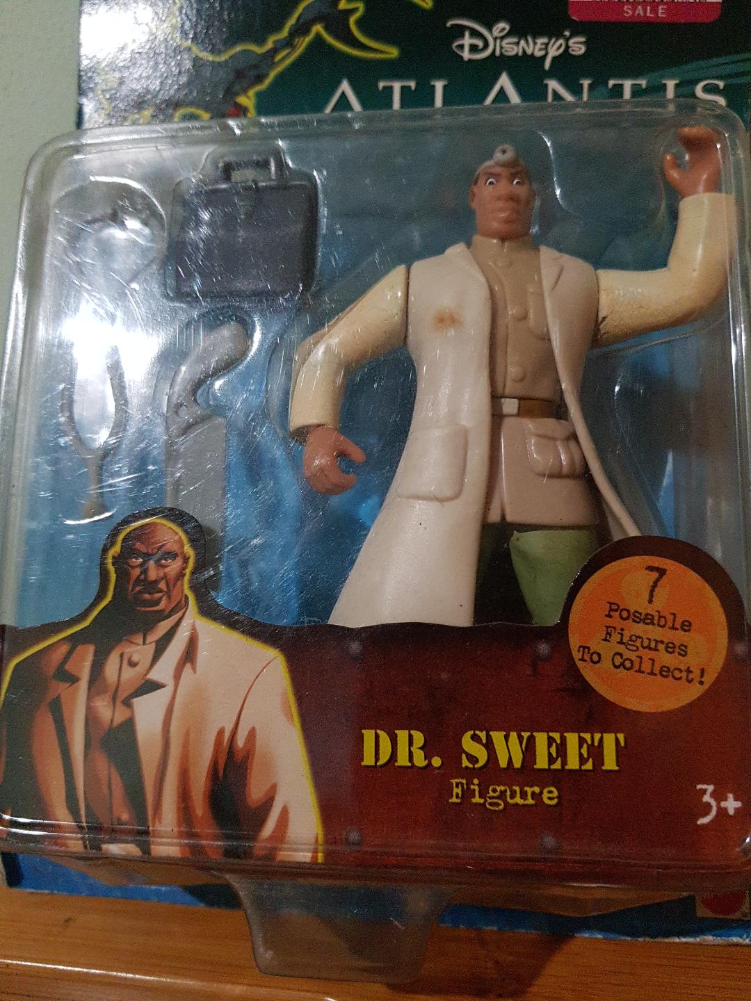 "Atlantis" Dr. Sweet action figure from "Disney"