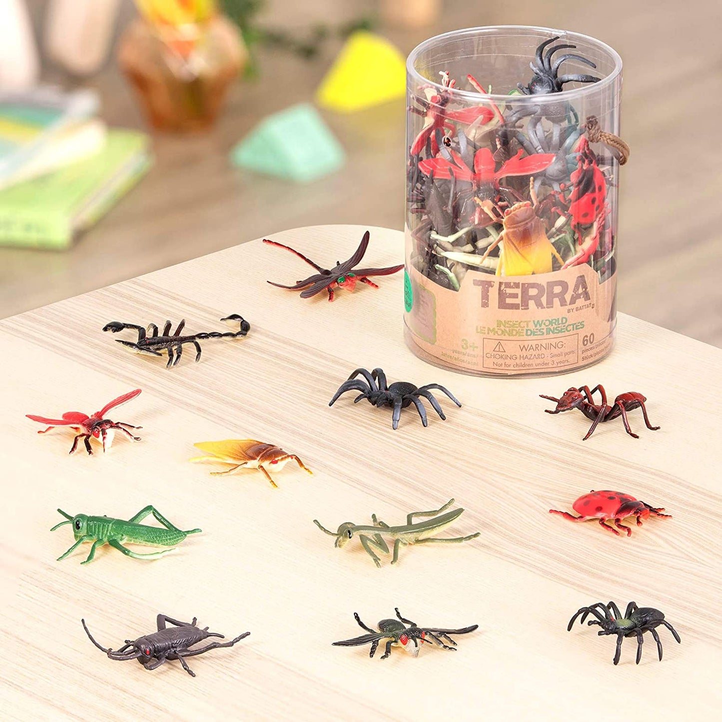 Battat Terra Insects  World / Creatures  plastic  models animal / sensory bin