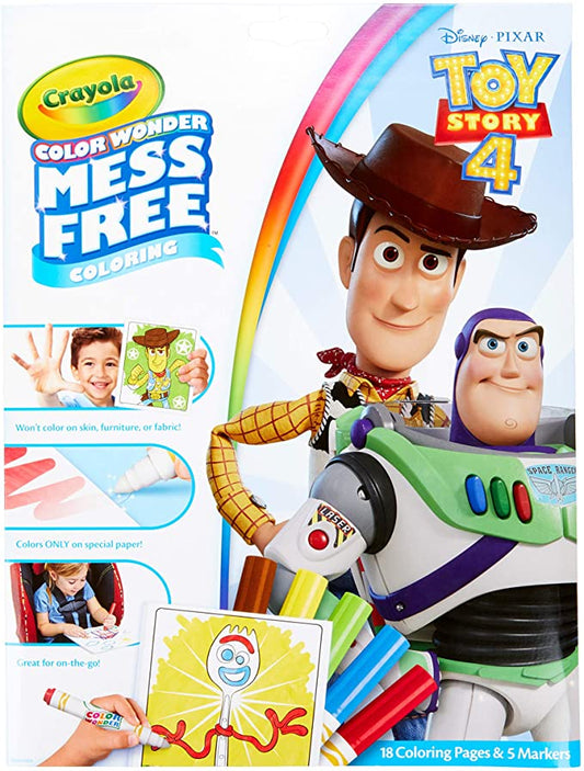 Crayola - Toy Story 4 / Uni-Creatures / Princess / Spiderman  - Foldalope - Color Wonder Mess Free