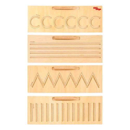 Wooden - Pattern Tracing Boards - Basic