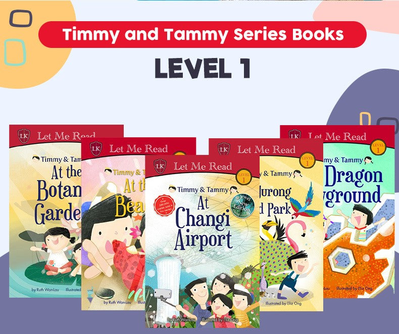 Original Timmy and Tammy Series Books - Level 1-Children Books -  Local Singapore Context