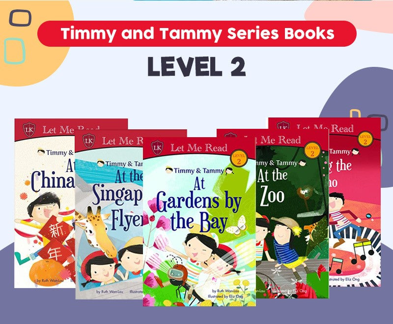 Original Timmy and Tammy Series Books - Level 2 - Children Books -  Local Singapore Context