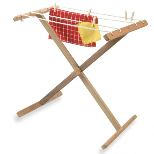 Child Size Practical Life Skills - Wooden Clothes Line Hanger - RightToLearn.com.sg
 - 1